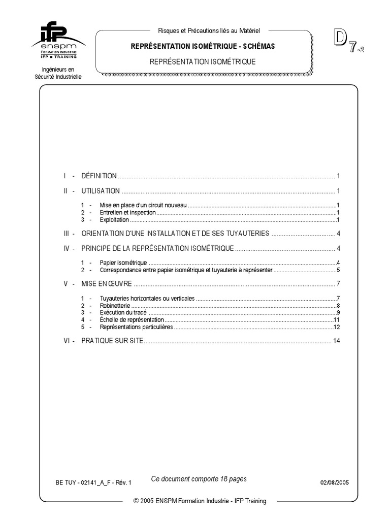 Comment Representer Un Tuyau à 45 Sur Un Scheme Isométrique D7 2 | PDF | Soupape | Tuyau