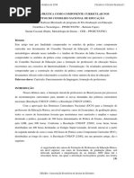 Sentidos Da Prática Como Componente Curricular Nos Documentos Do Cne