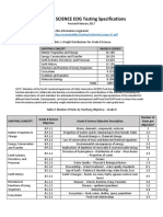 grade 8 science eog testing specifications revised feb 2017