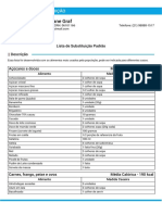 Lista de Substituição