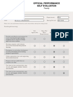 Faculty Self Evaluation-Rev