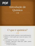 Introdução de Química (Aula 1)