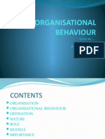 Organisational Behaviour 1