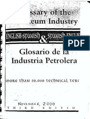 216009829 Diccionario Petrolero Pdf Materials Chemical Substances