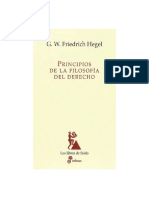 Principios de La Filosofía Del Derecho