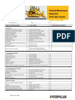 Safety & Maintenance Checklist Track Type Tractors (Esp) PDF