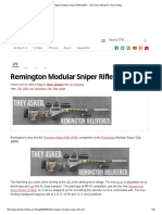 Remington Modular Sniper Rifle (MSR) - The Firearm BlogThe Firearm Blog
