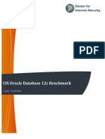 CIS Oracle Database 12c Benchmark v2.0.0