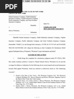 650952 2018 Federal Insurance Comp v Federal Insurance Comp COMPLAINT 2