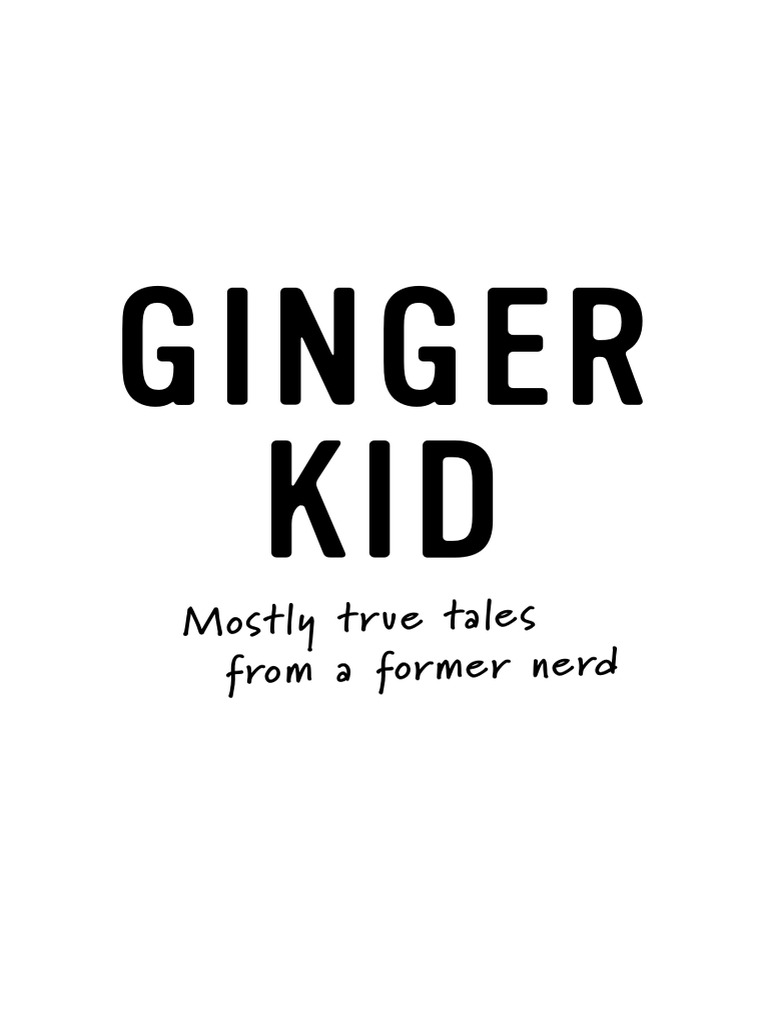 GINGER KID Chapter Excerpt PDF