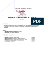 WASO Associate Principal 2nd Violin 2014 Excertps