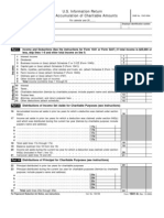 U.S. Information Return Trust Accumulation of Charitable Amounts