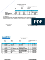 Aceite y Filtros Recomendado DD 210. - Martines 2013