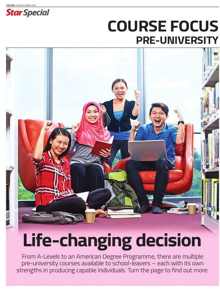 Choosing the Right Pre-University Course | PDF | Academic Degree | Students