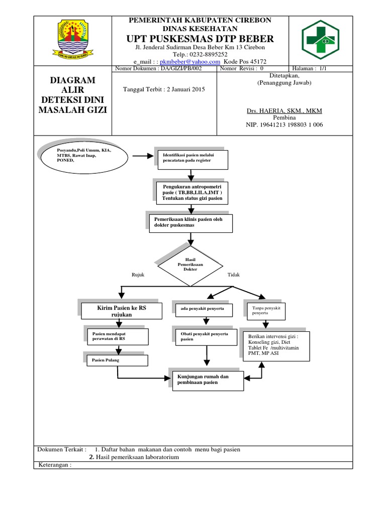 Diagram Alir 2 Deteksi Dini Masalah Gizi | PDF