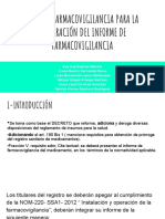 Guía de farmacovigilancia para la integración del informe