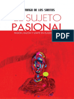 Libro El Sujeto Pasional. Pasión, Razón y Límite en Eugenio Trías. Autor Domingo De Los Santos