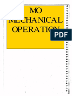 Mechanical Operation