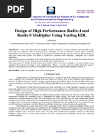 Design of High Performance Radix-4 and Radix-8 Multiplier Using Verilog HDL