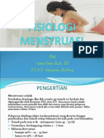 Fisiologi Menstruasi Pertemuan 2