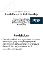 Host Parasite Relationship