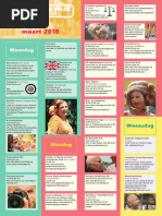 Muuragenda Huis Van de Wijk Buitenveldert Maart 2018