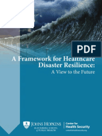 180222 Framework Healthcare Disaster Resilience
