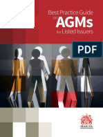 Best Practice Guide On AGMs For Listed Issuers