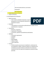 Manual de Departamento de Planeacion