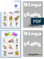 Verbs1 Bingo Bw