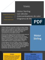 Ciclo Stirling, Intercambiadores de Calor, Las Valvulas y Diagrama de Mollier.