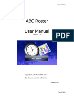 Abcroster 2.3 Manual