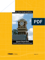 Queen Street East: Toronto Urban Design Guidelines