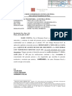 Casilla Física #385 para Las Notificaciones Conforme A Ley. Avocándose Al