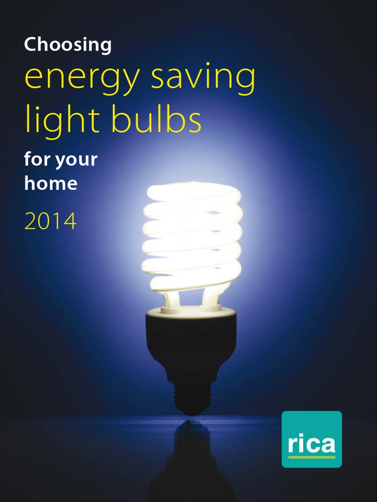 Energy Saving Lightbulbs | PDF | Compact Fluorescent Lamp | Lighting