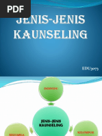 Jenis-Jenis Kaunseling