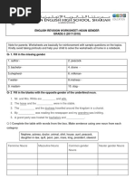 gender of nouns 3 worksheets pdf grammatical gender syntactic relationships