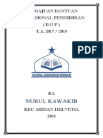 Nurul Kawakib: Pengajuan Bantuan Operasional Pendidikan (BOP) T.A. 2017 / 2018