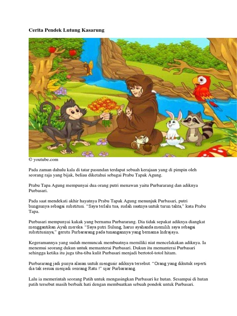Cerita Pendek Lutung Kasarung Pdf