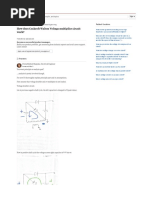 How Does Cockroft Walton Voltage Multiplier Circuit Work?: 2 Answers