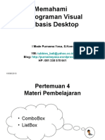 Menggunakan ComboBox & ListBox Pada Visual Basic 6.0