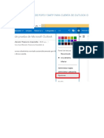 Configuracion de Pop3 y SMTP para Cuenta de Outlook o Hotmail