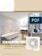Wall Mounted Ventilating Fans