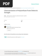 Characterization of Polyurethane Foam Dielectric Strength