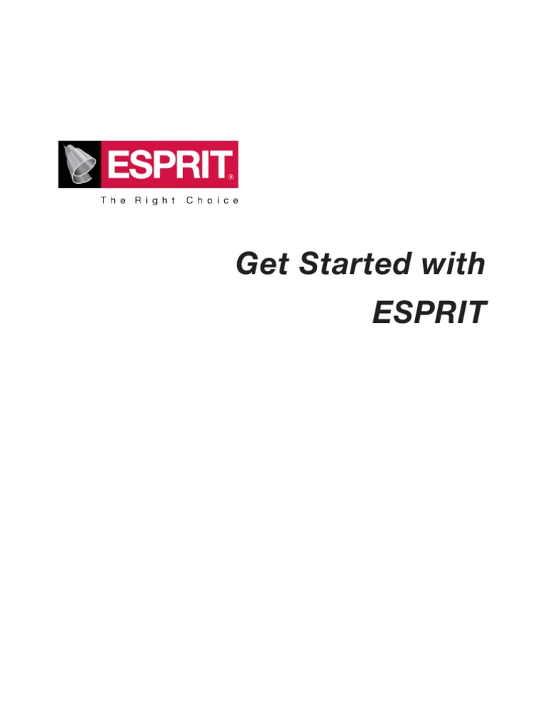 GetStarted ESPRIT English PDF PDF Circle Ellipse