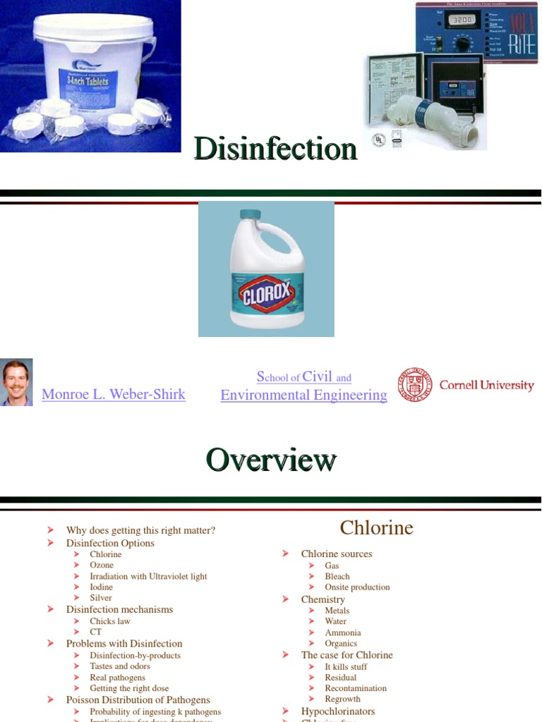 Disinfection Chlorine Disinfectant
