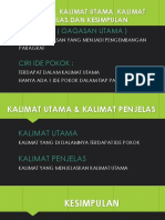 Ide Pokok, Kalimat Utama, Kalimat Penjelas