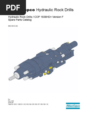 9853 6819 20h Spare Parts Catalog COP 1838HD+Version F