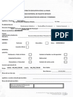 Formato de Solicitud de Permisos y Licencias Docentes, Directivos, Personal Administrativo y Servicio.