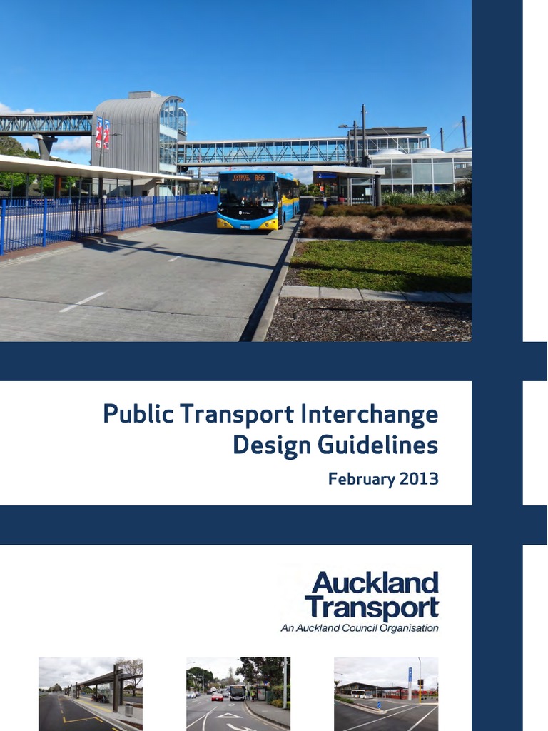 Public Transport Interchange Guidelines | PDF | Bus | Accessibility